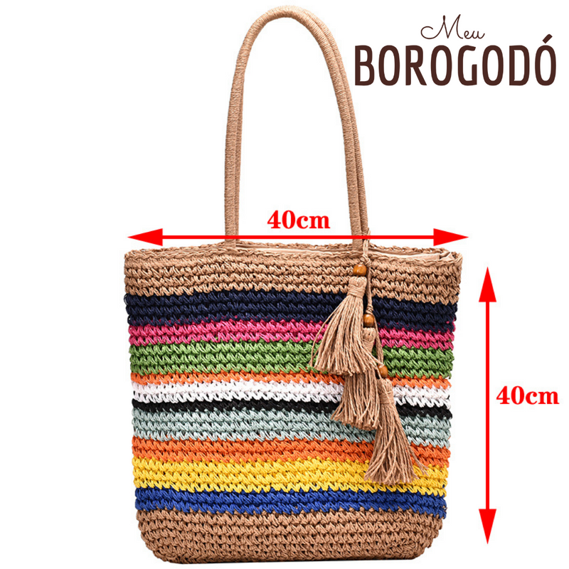 Bolsa Praiana Arco Íris