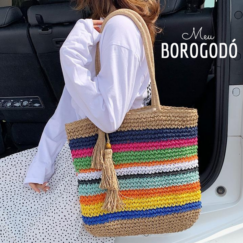 Bolsa Praiana Arco Íris