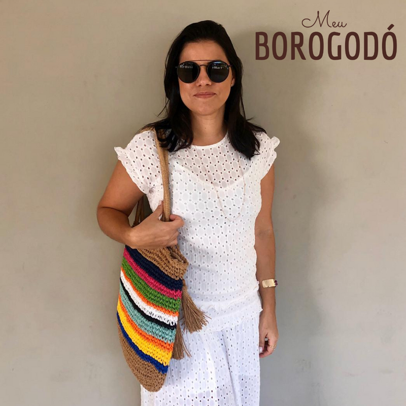 Bolsa Praiana Arco Íris