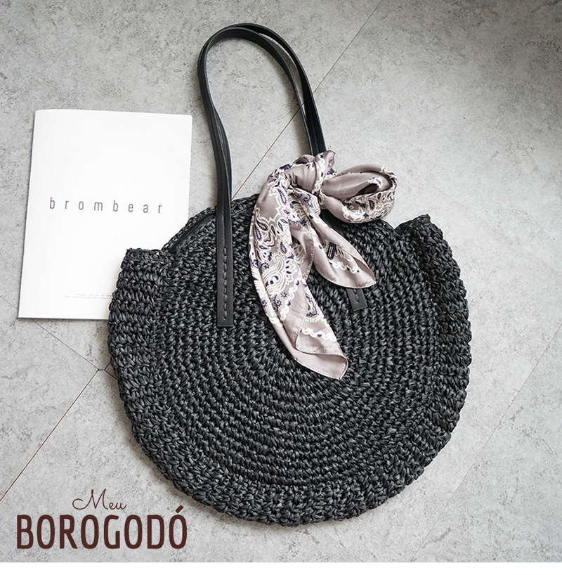 Bolsa Crochê Redonda Casual