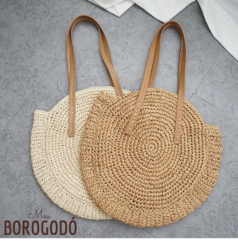 Bolsa Crochê Redonda Casual