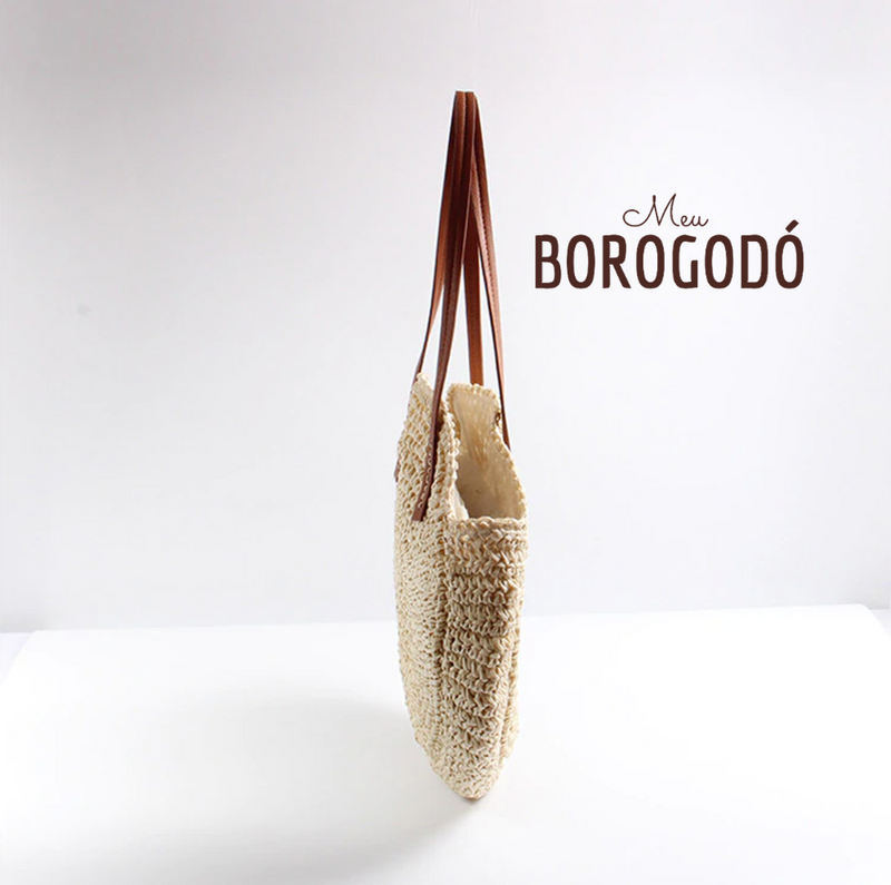 Bolsa Crochê Redonda Casual