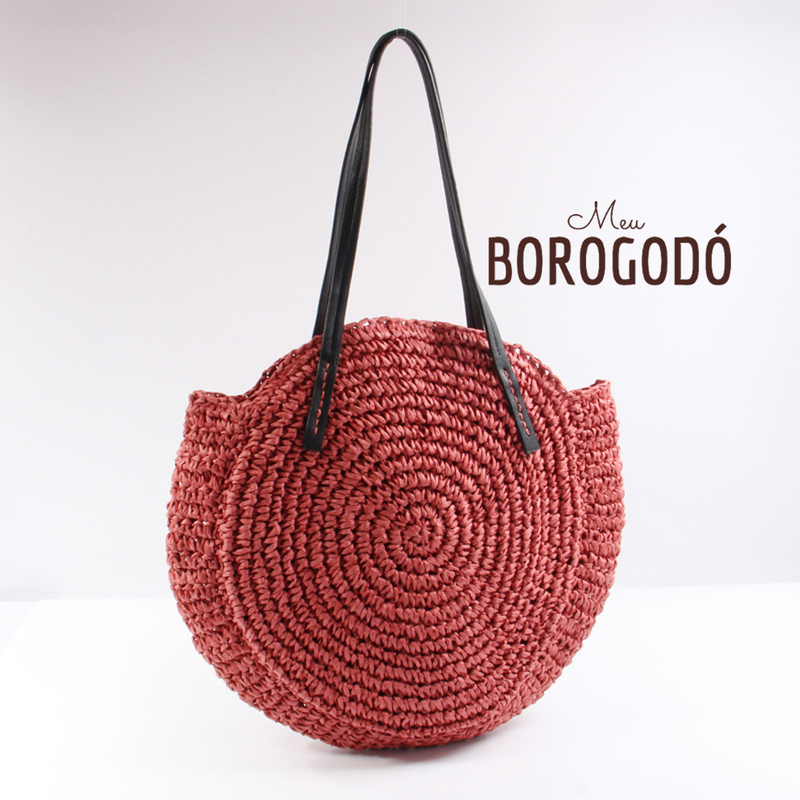 Bolsa Crochê Redonda Casual