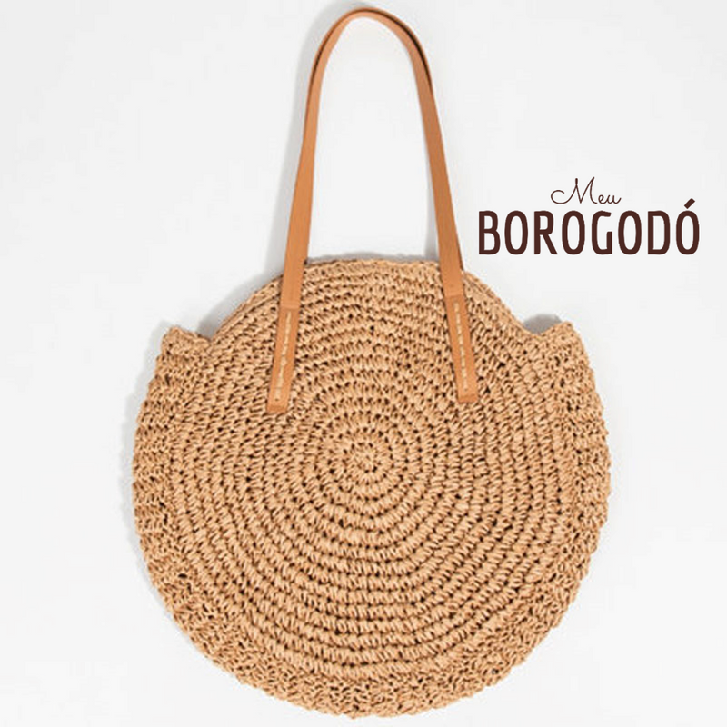 Bolsa Crochê Redonda Casual