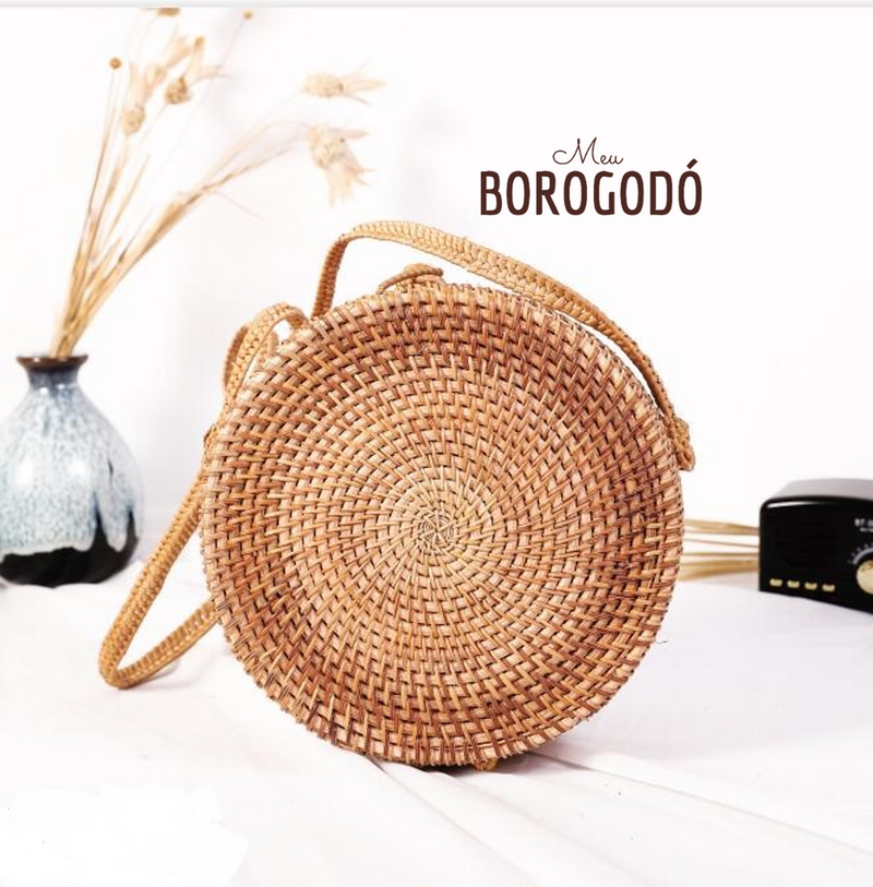 Bolsa de Palha Rattan Floripa