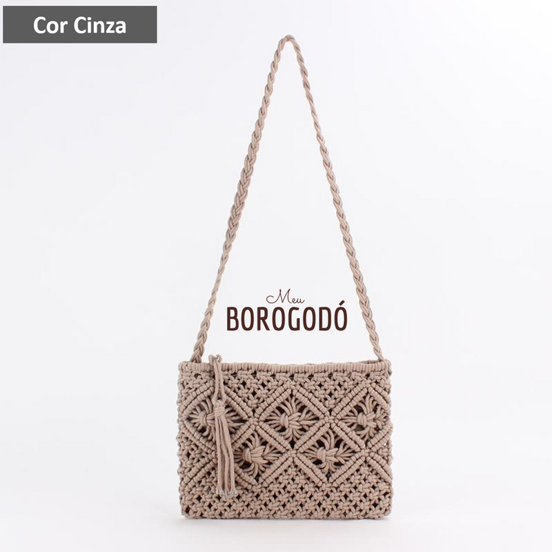 Bolsa Vintage Macramê