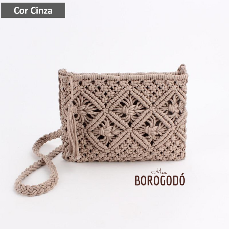 Bolsa Vintage Macramê